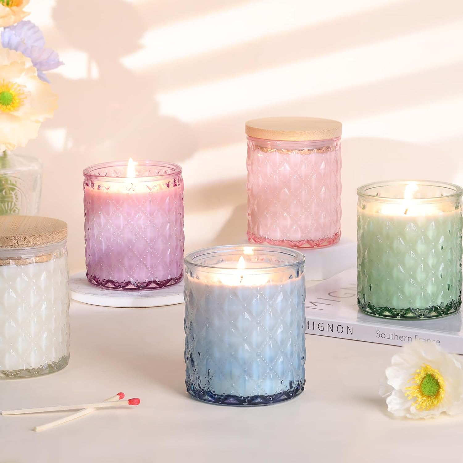 glass candle jar