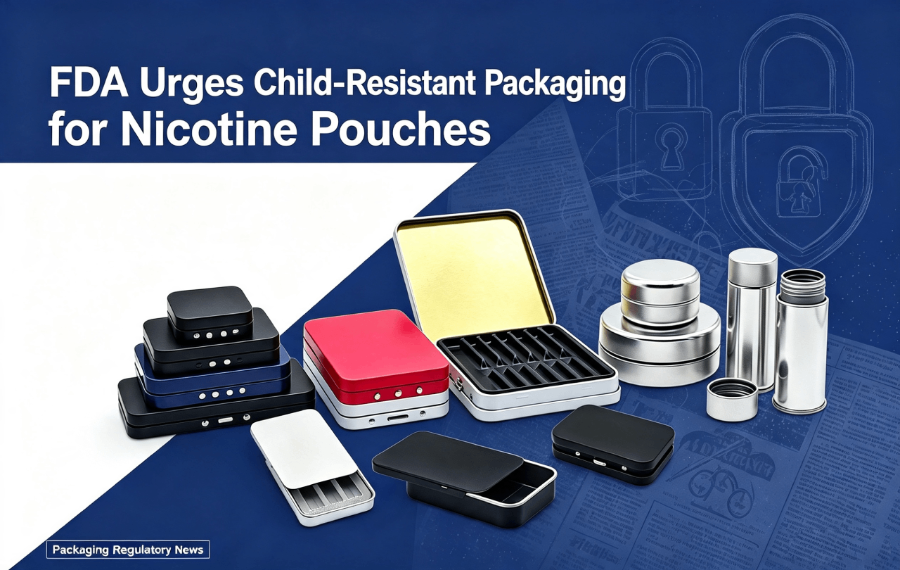 16 CFR 1700.20 child resistant packaging   for nicotine pouches