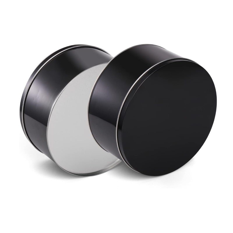 round tin containers with lids
