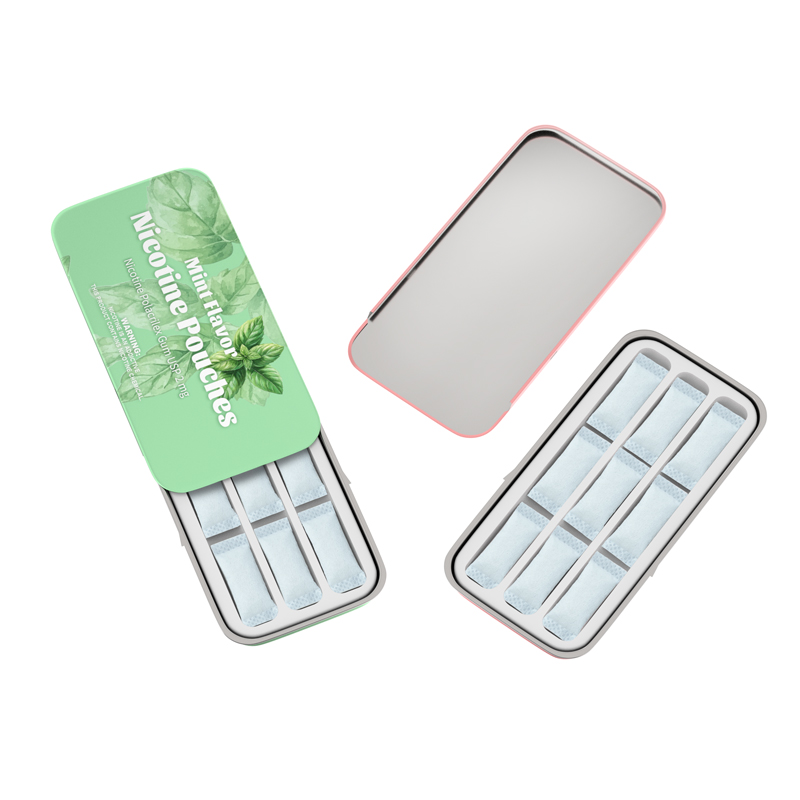 Reusable metal tin for tobacco free nicotine pouches