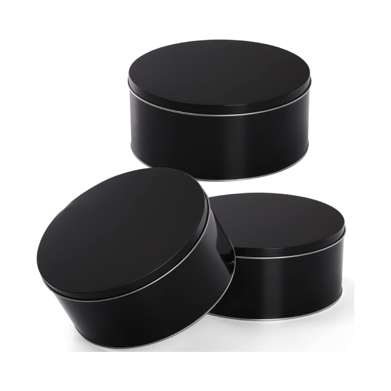 round metal tins