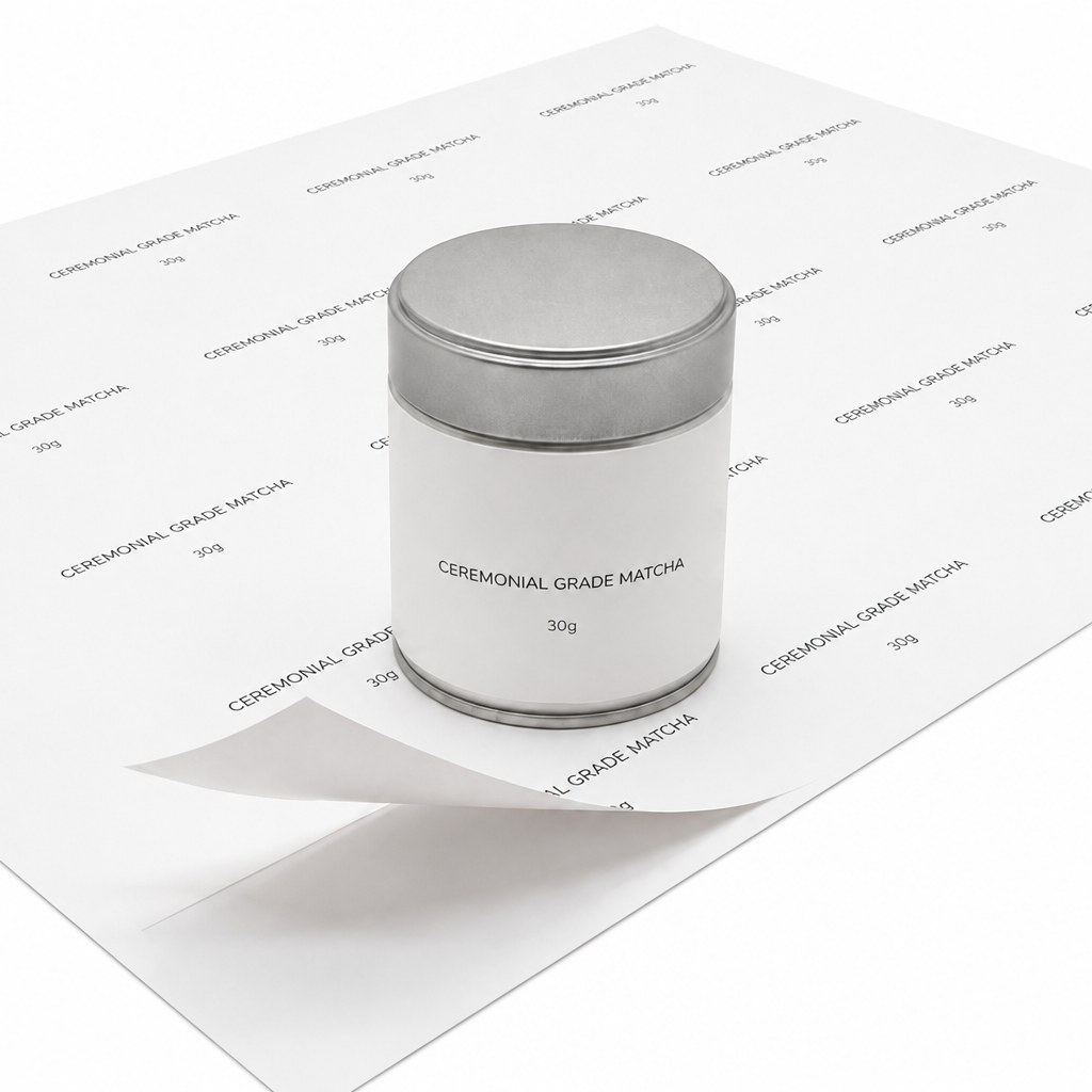 matcha powder tin private label