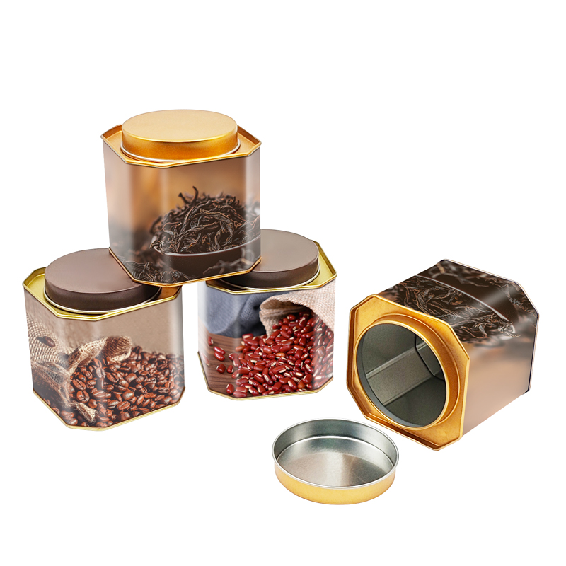  custom printed tea tin can factory