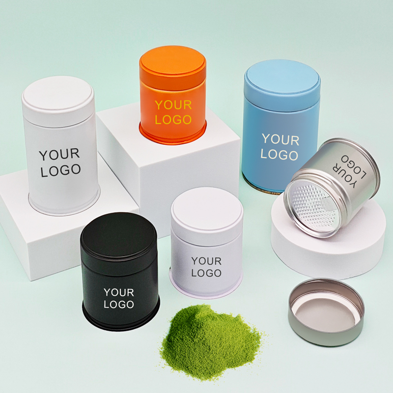 custom matcha tea can