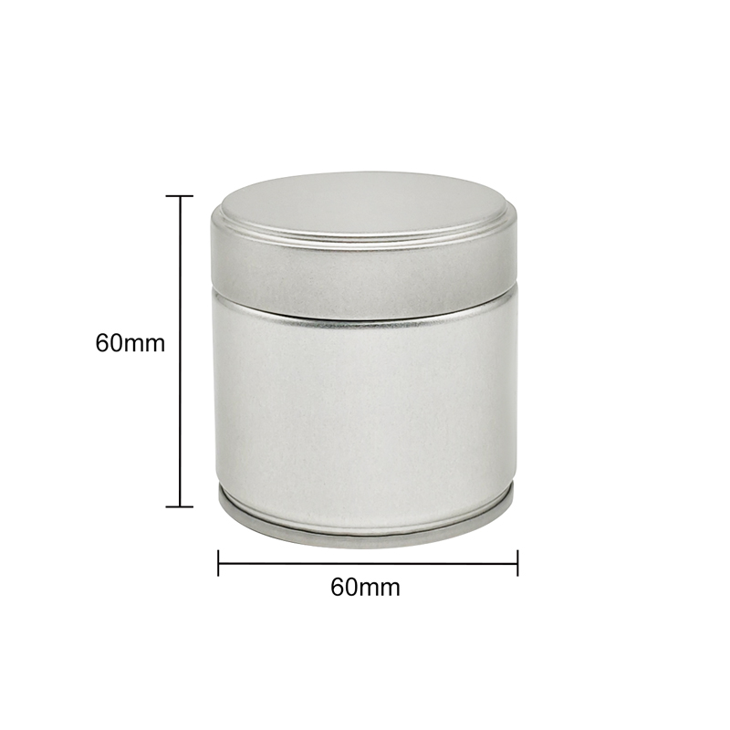 round matcha tin can factory