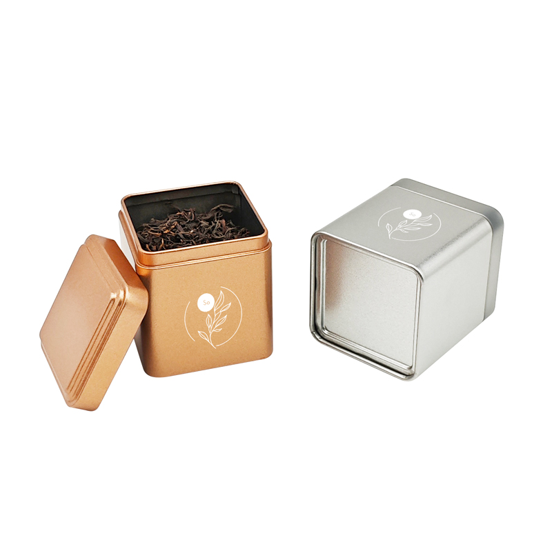 small square tin can