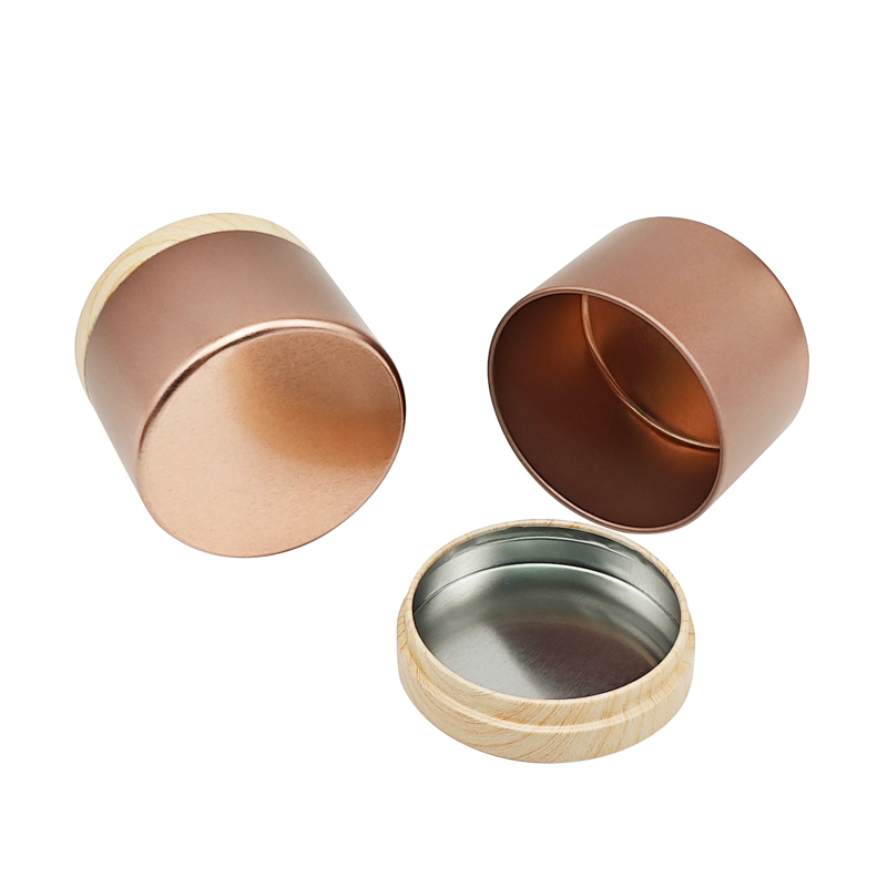 leak-proof round candle tin