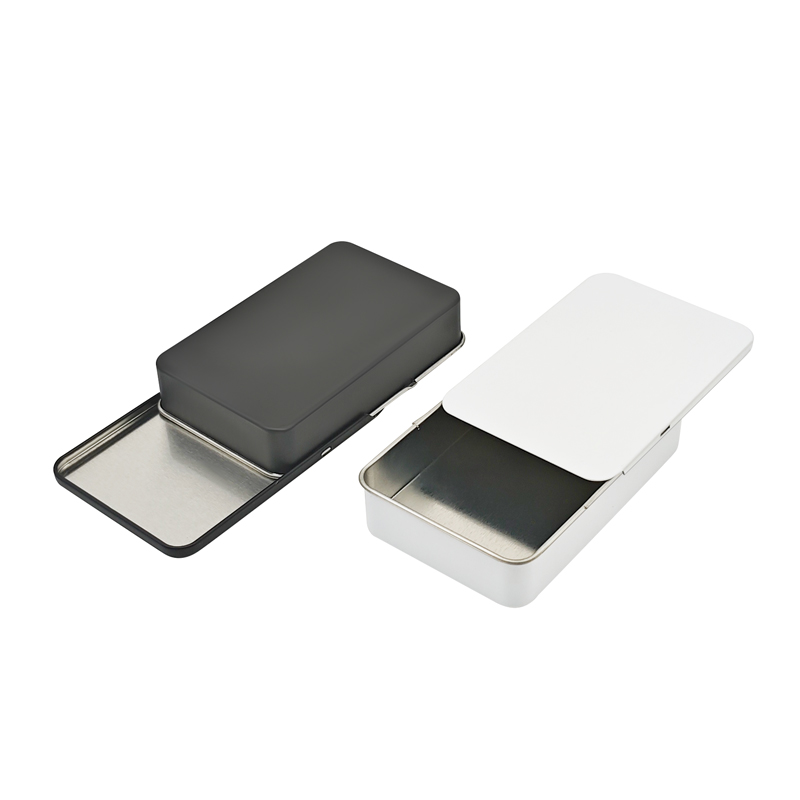 Recyclable childproof tin container