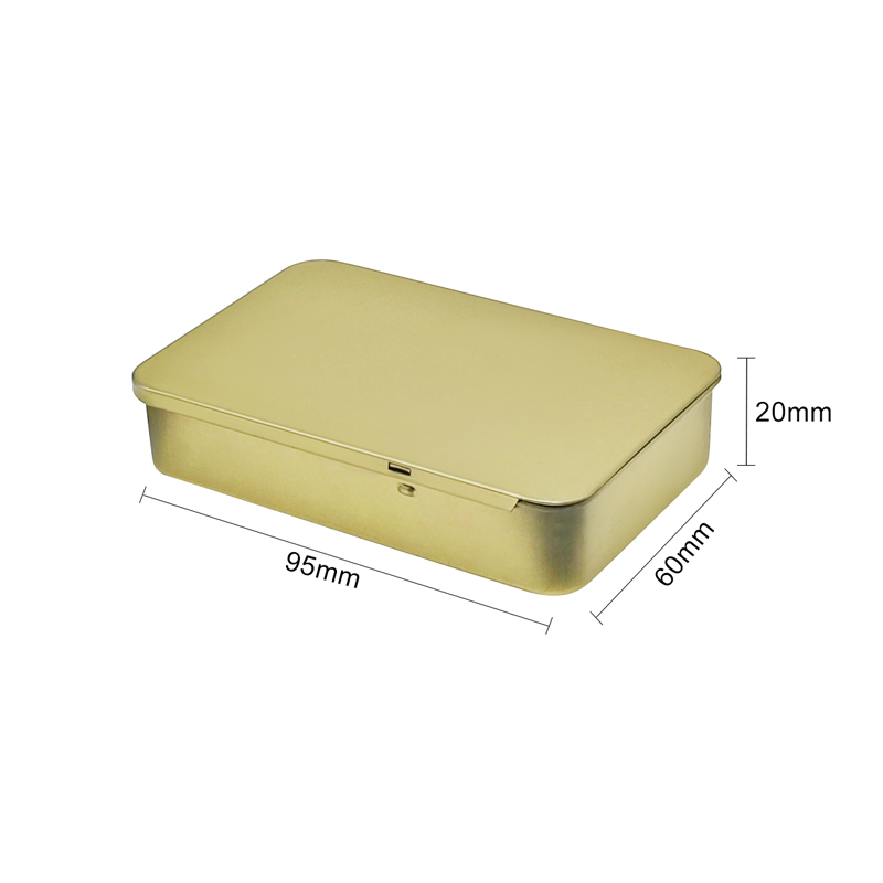 Eco-friendly metal box with safety lid