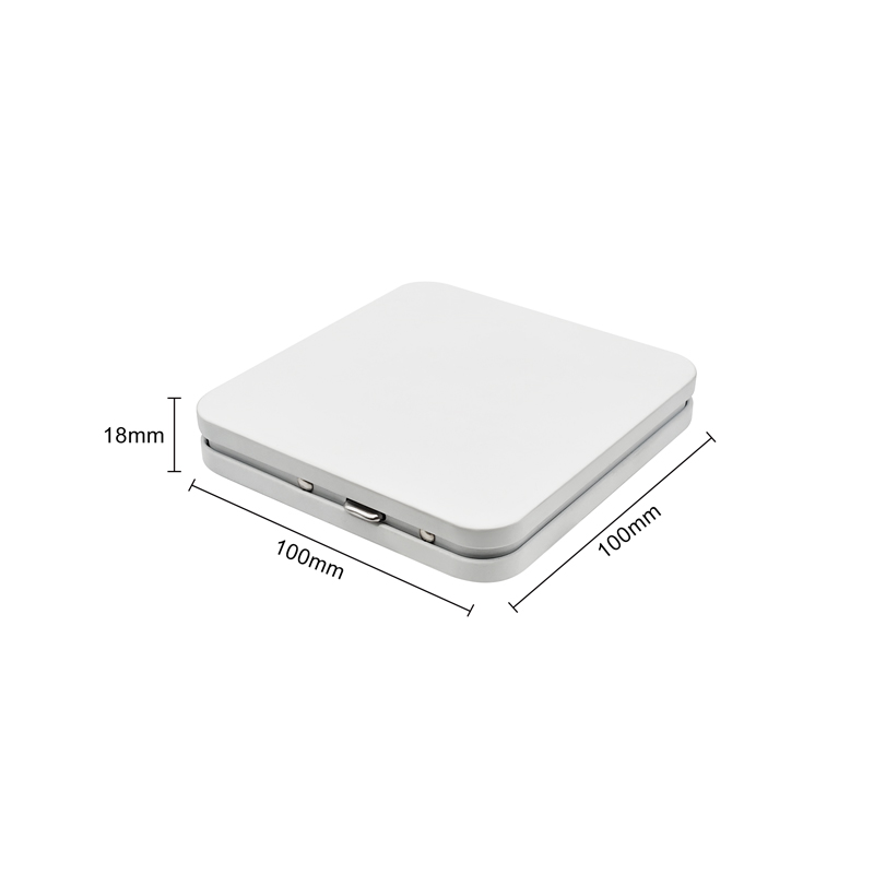 dual button childproof metal container