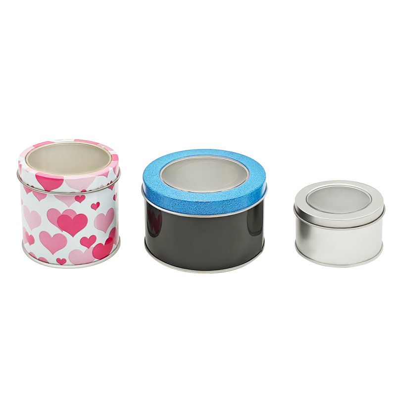  tin can with window manufacturer China