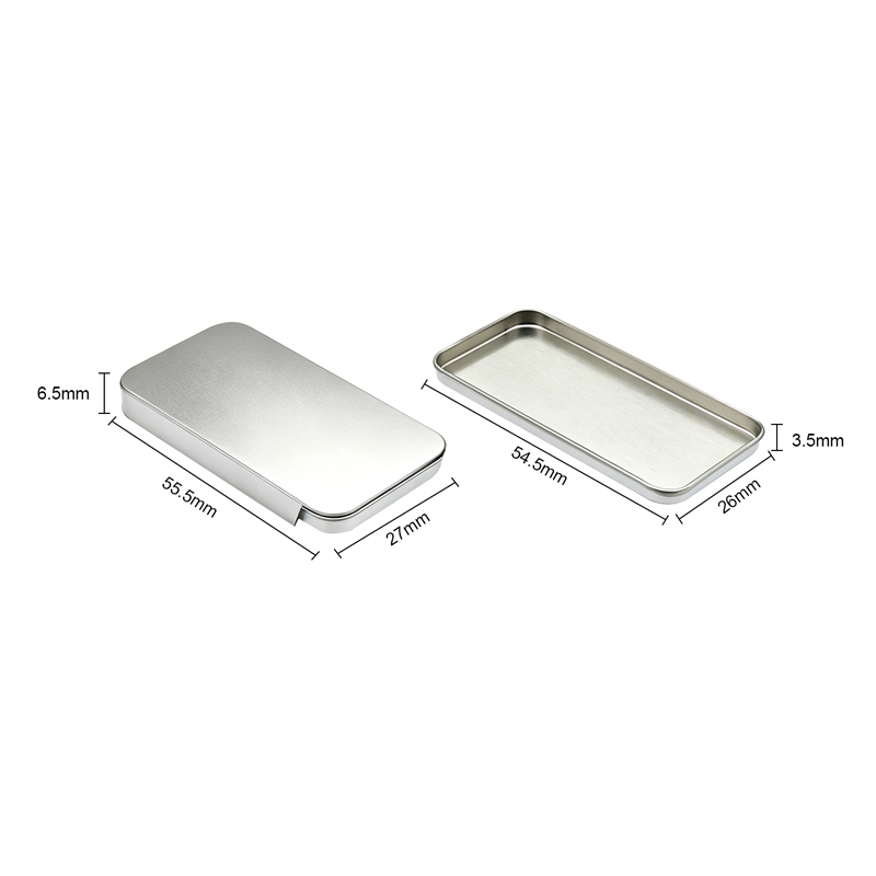 tinplate makeup containers