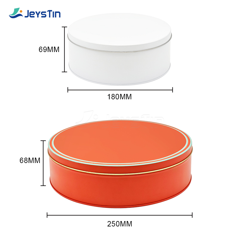 Luxury round metal cosmetic packaging jar  (3)