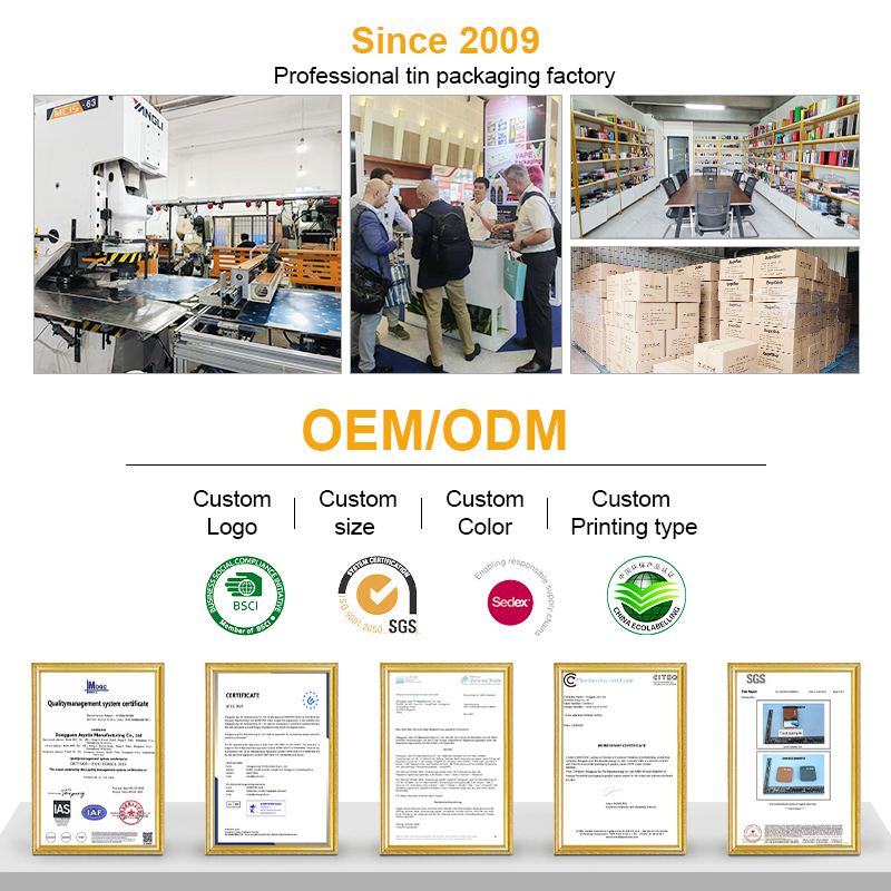 OEM tin can packaging manufacturer