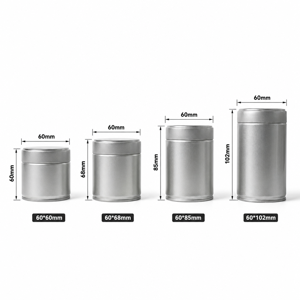 d60mm matcha storage tin