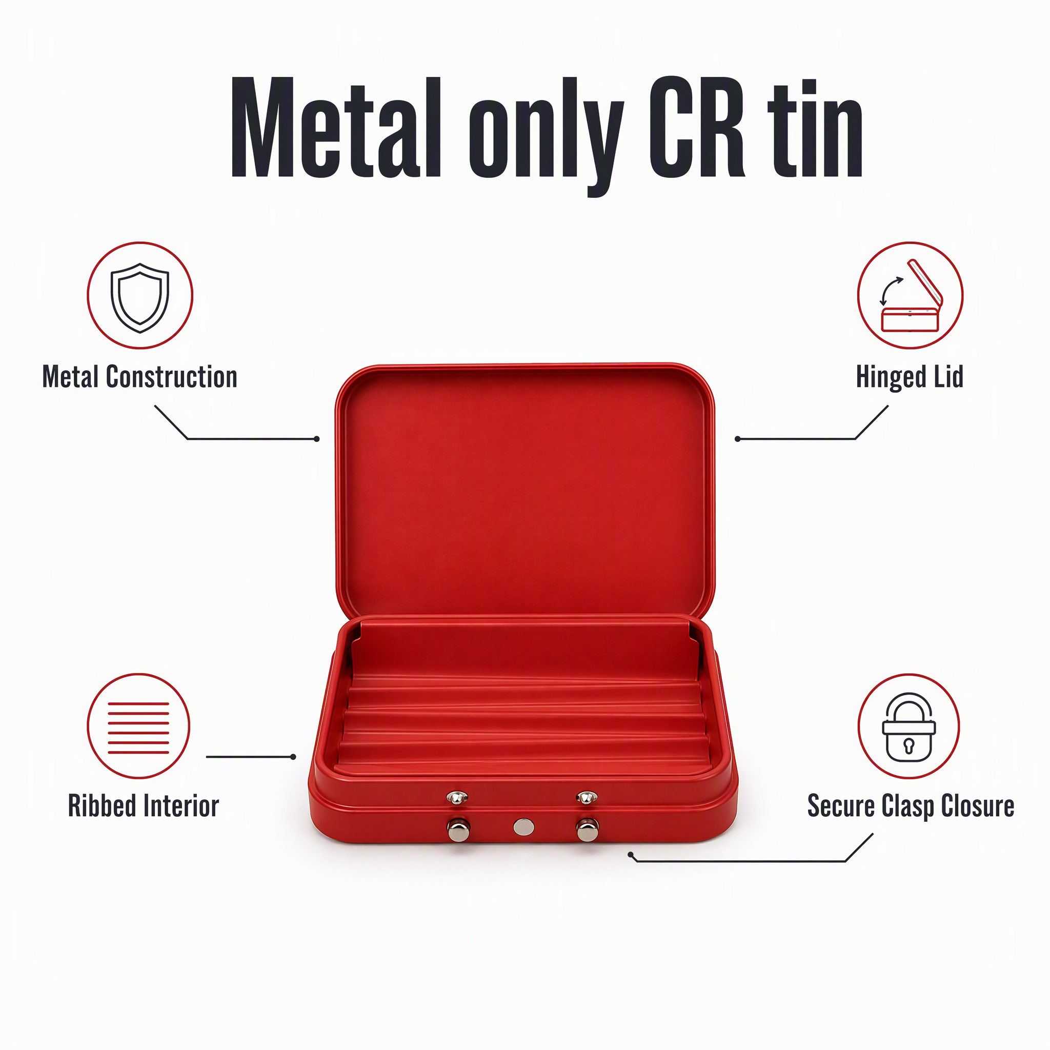 plastic free child resistant tin box
