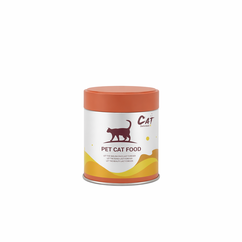 pet nutritional powder tin