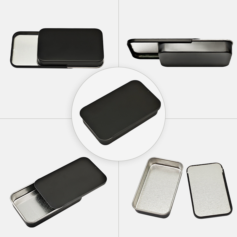 Smooth sliding metal tin