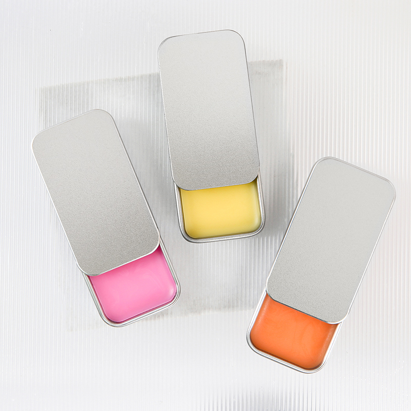 Food grade slide tin for cosmetics