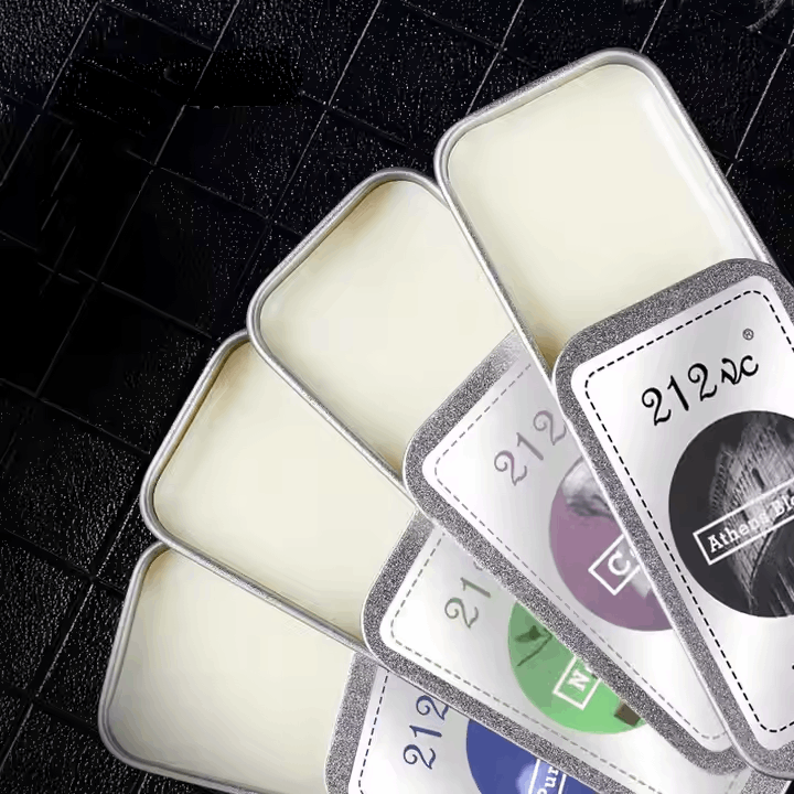 Slide top tin for solid perfume