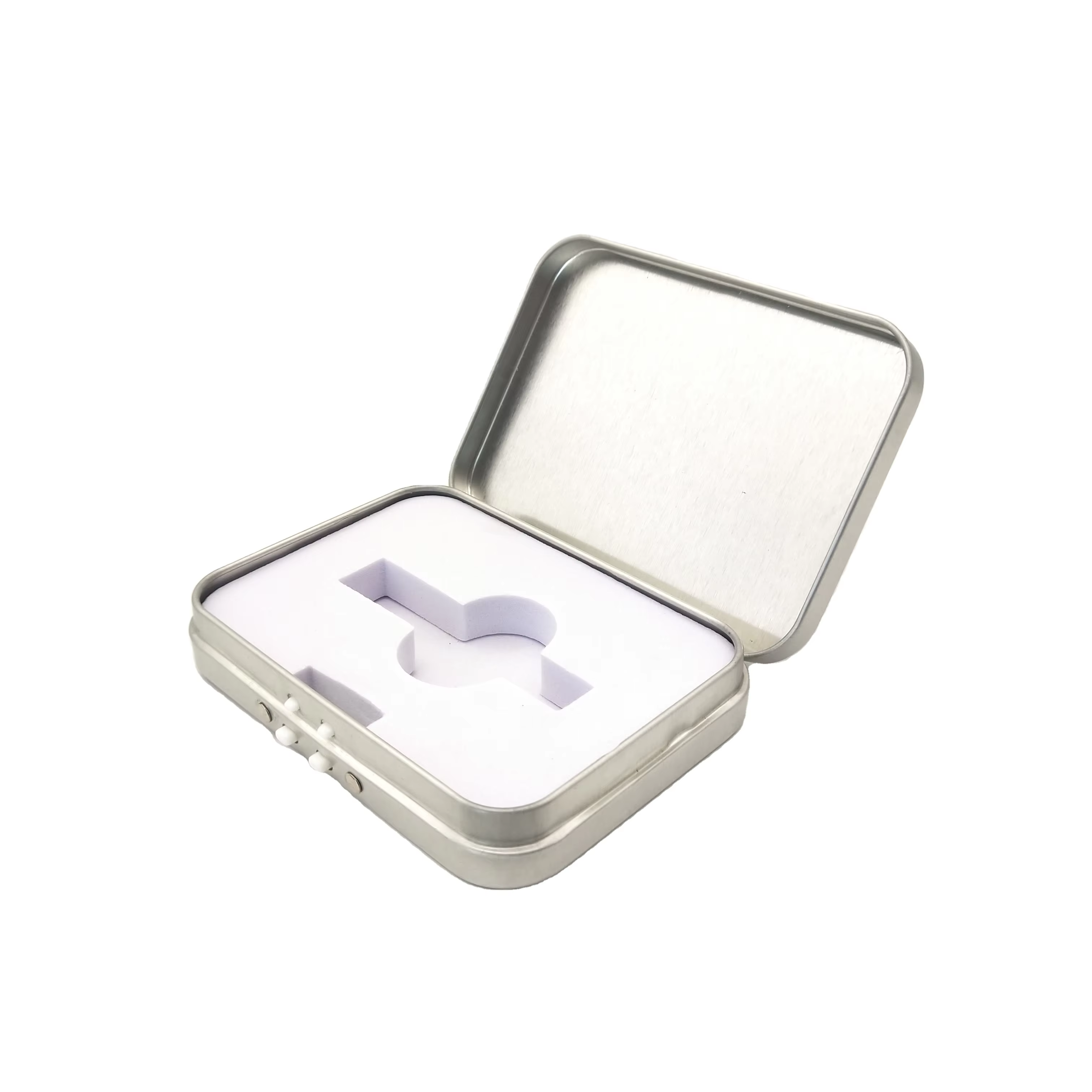 China Hinge Top Metal Tins
