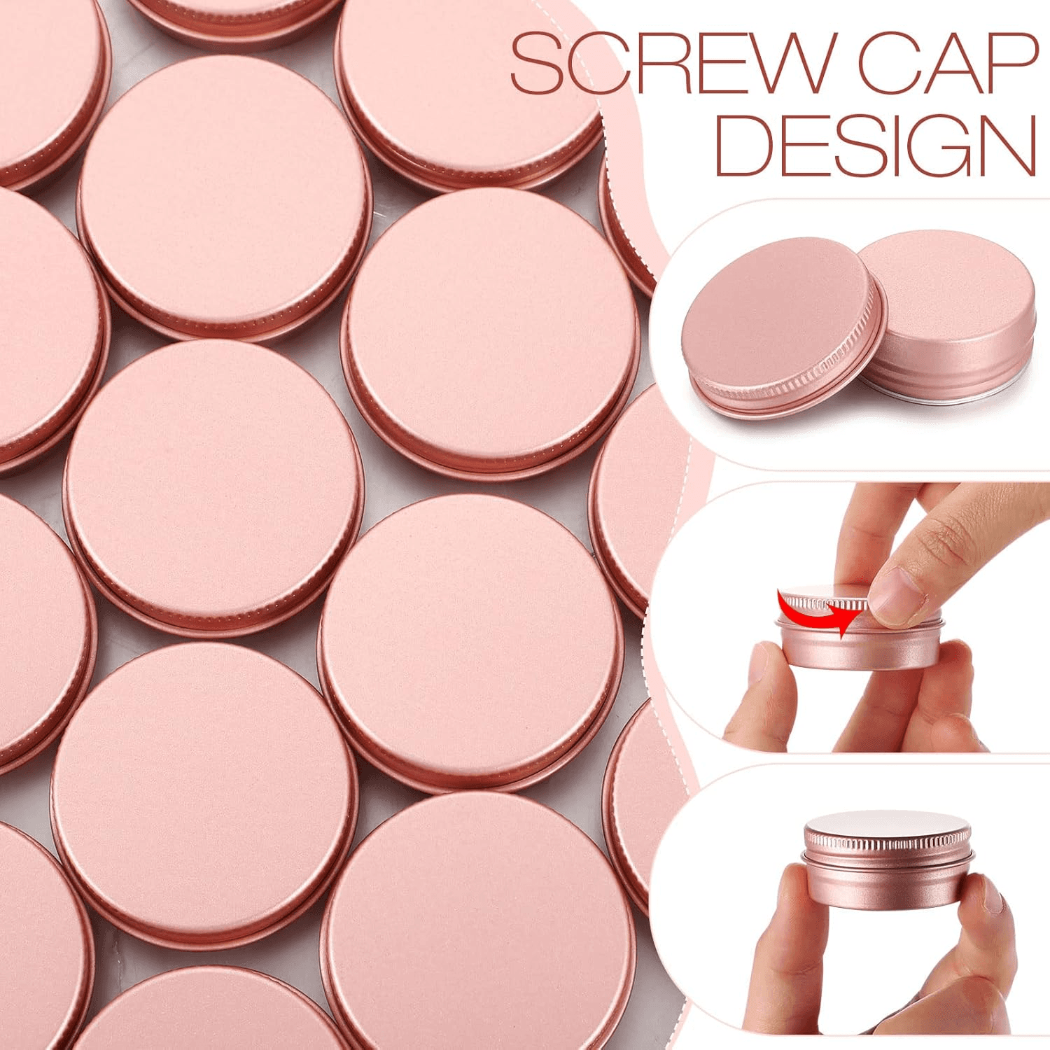 China Aluminum Jars With Lids