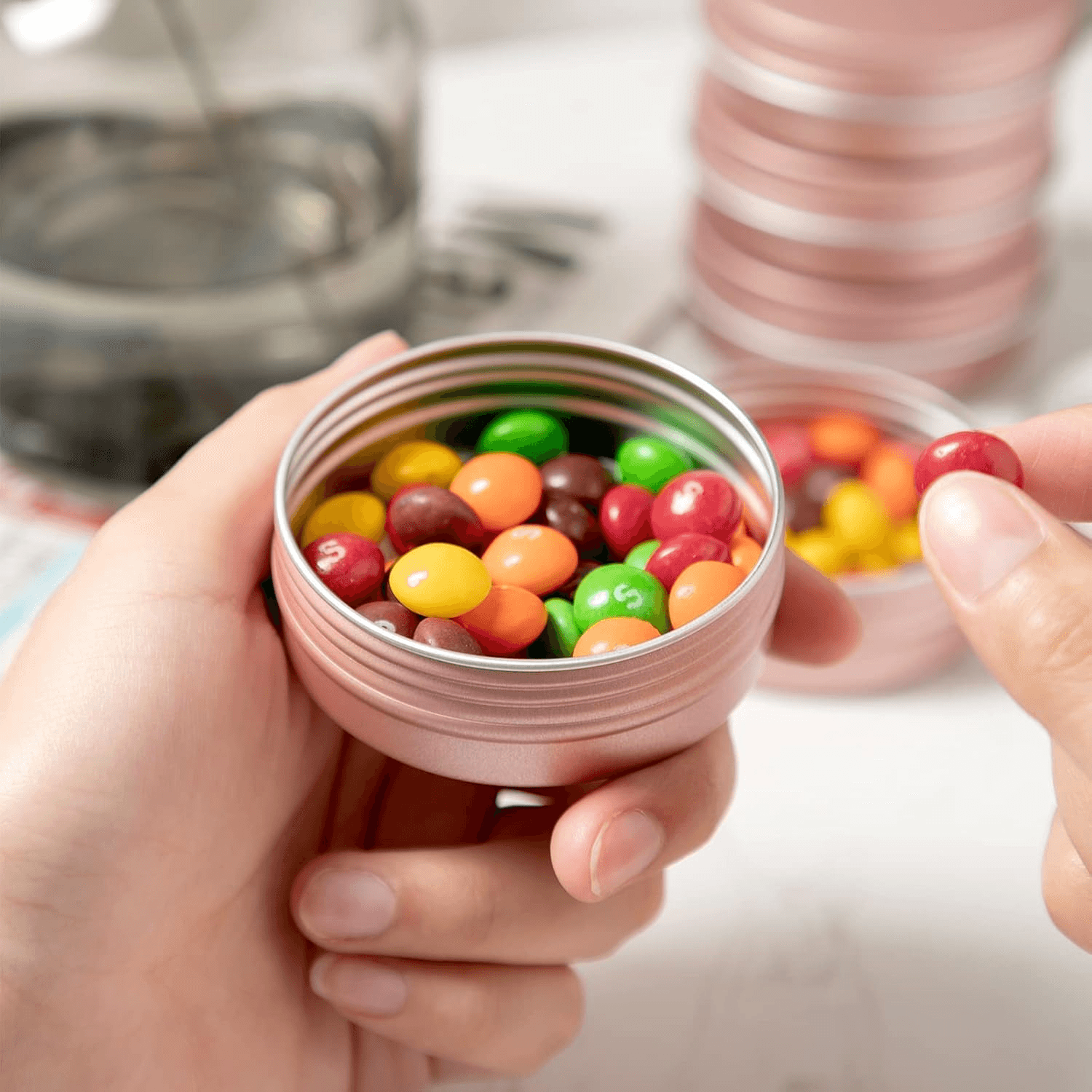 Pink Candle Tins Factories