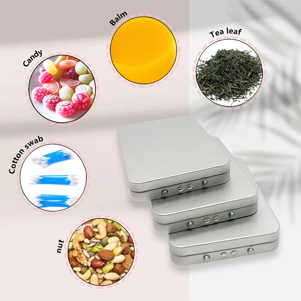 cr hinged tin container 