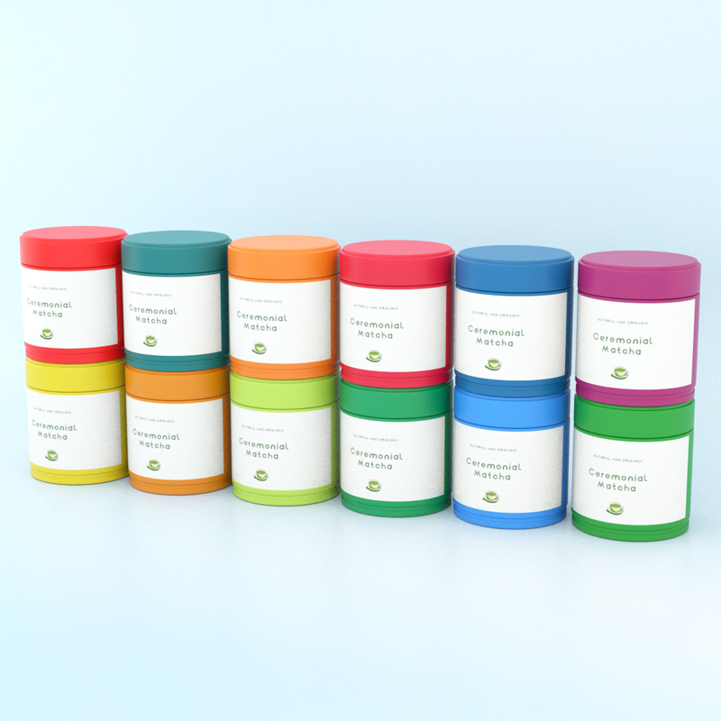 oem matcha tin can factory 