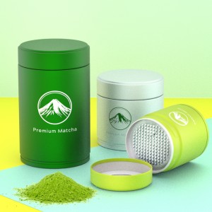 matcha tin container 