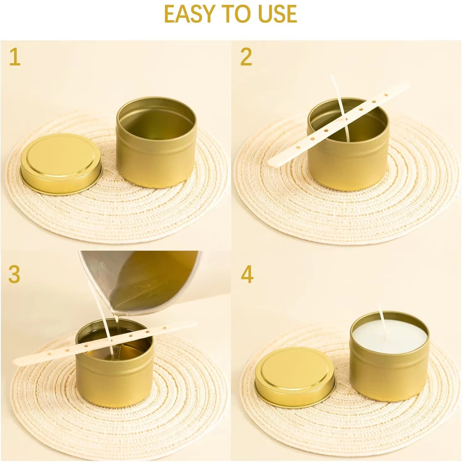 Decorative Candle Tins Exporters