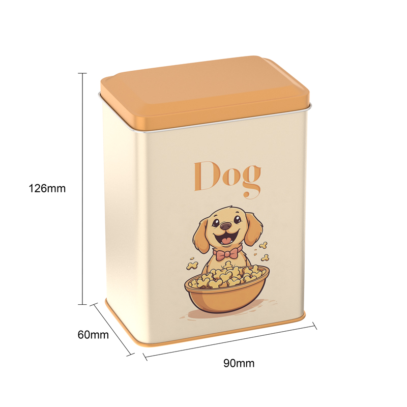 small capacity pet food tin