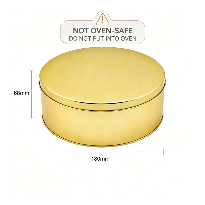 Large food storage tin
